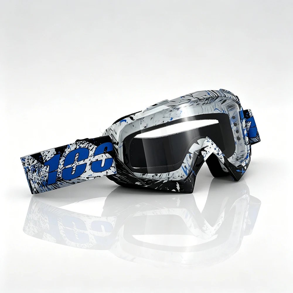 Windproof Protective Motorcross Glasses Safety HD Lenses Racing Off Road Motorcycle Goggles Outdoor Cycling Glasses for Men