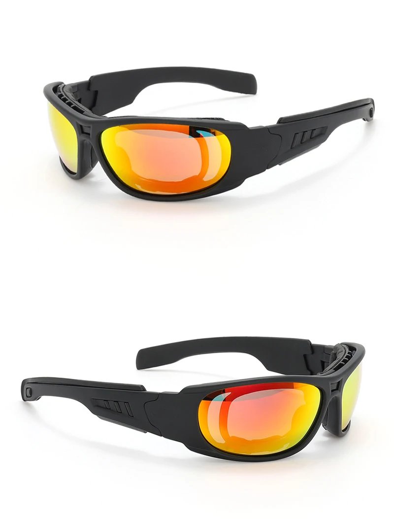 Polarized Glasses CS Tactical Motorcycle Hunting Shooting Airsoft Protection Goggles with 4 Lens Kit Polarized Glasses CS Tactical Motorcycle Hunting Shooting Airsoft Protection Goggles with 4 Lens Kit
