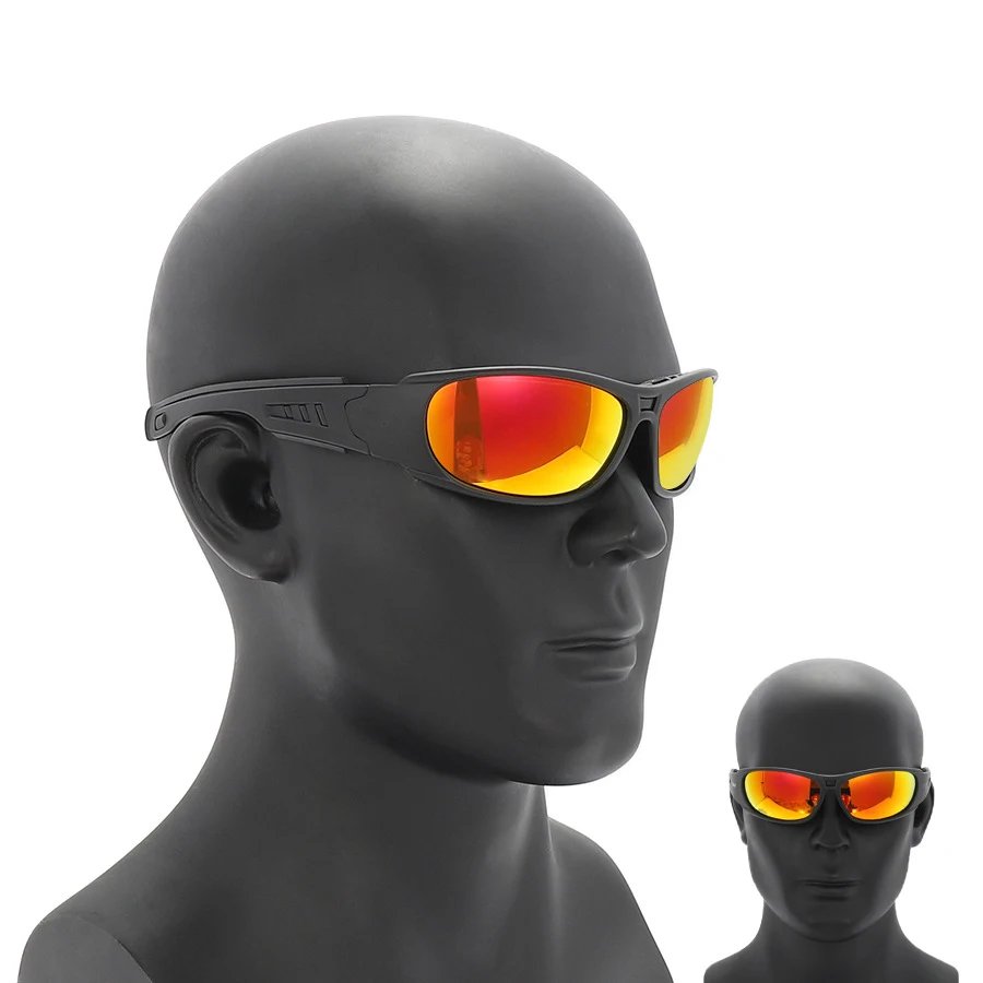 Polarized Glasses CS Tactical Motorcycle Hunting Shooting Airsoft Protection Goggles with 4 Lens Kit