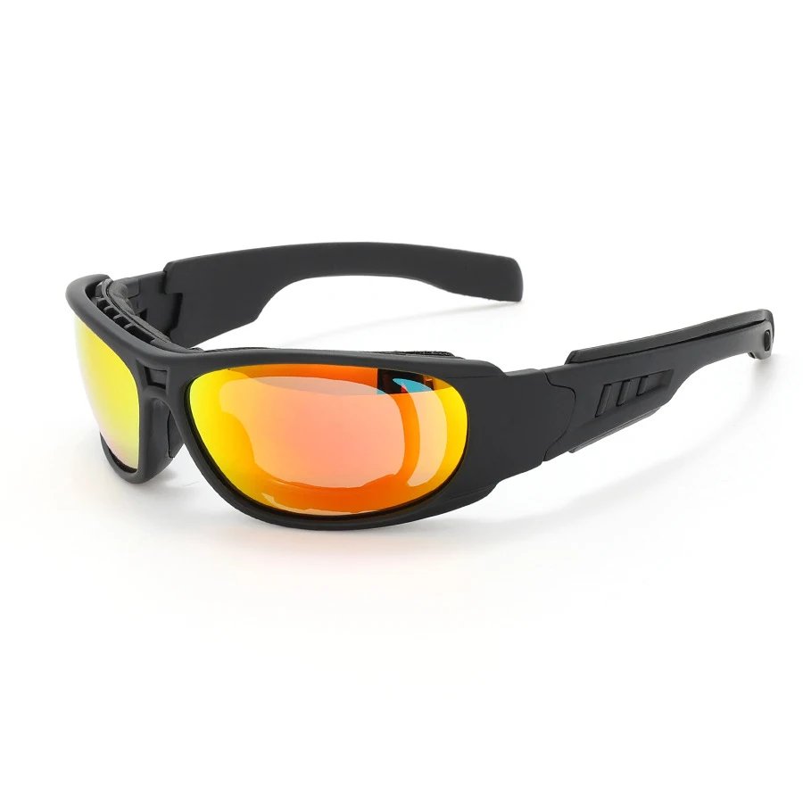 Polarized Glasses CS Tactical Motorcycle Hunting Shooting Airsoft Protection Goggles with 4 Lens Kit
