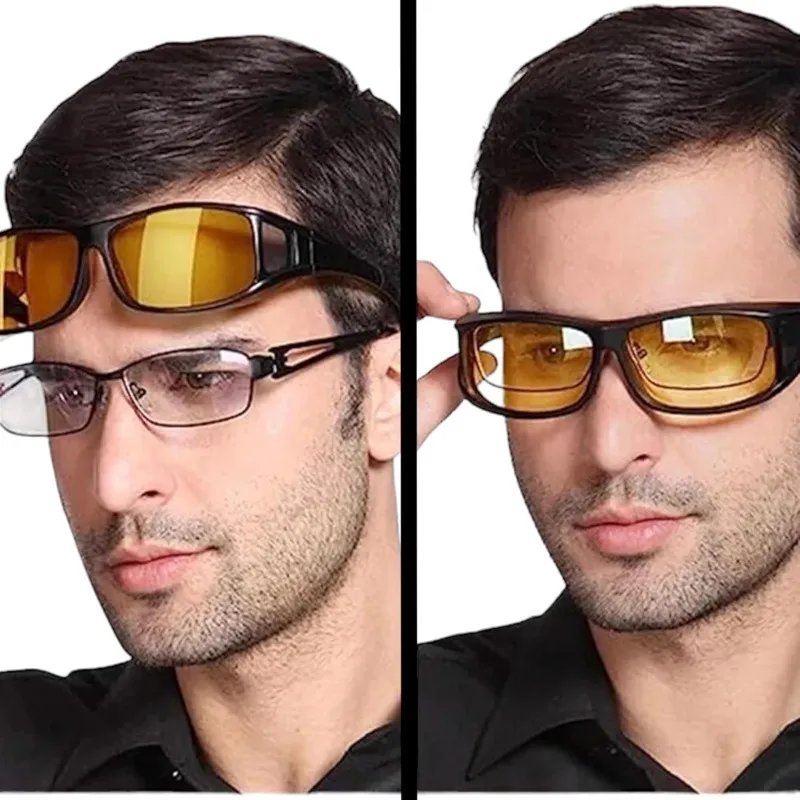 Car Night Vision Driving Glasses Motorcycle Bicycle Riding Anti-Glare UV385 HD Lens Lightweight Eyewear Car Accessories