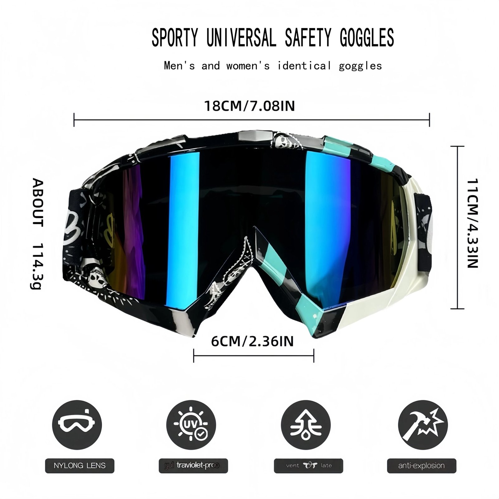 New 2025 Motorcycle Glasses Motocross Goggles Helmet MX Moto Dirt Bike ATV Ski Outdoor Sports Glass Scooter Googles Mask Cycling