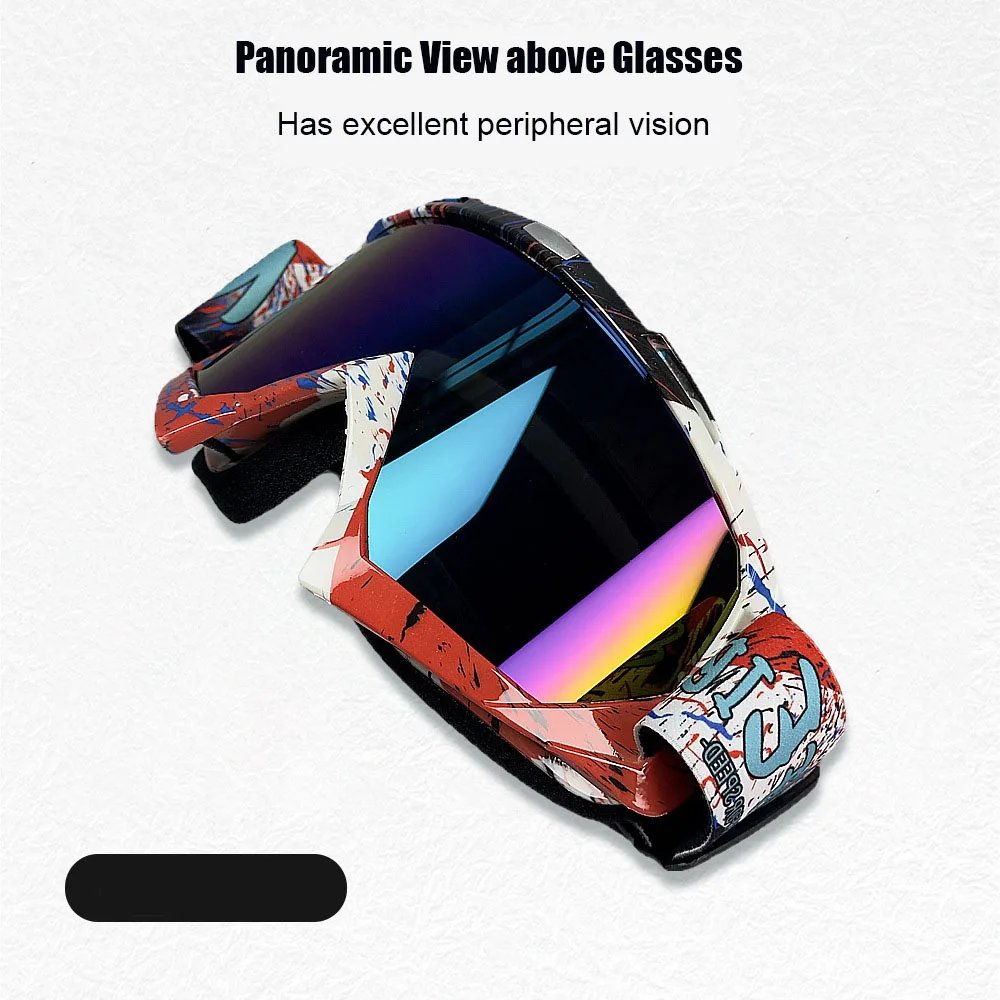 New 2025 Motorcycle Glasses Motocross Goggles Helmet MX Moto Dirt Bike ATV Ski Outdoor Sports Glass Scooter Googles Mask Cycling
