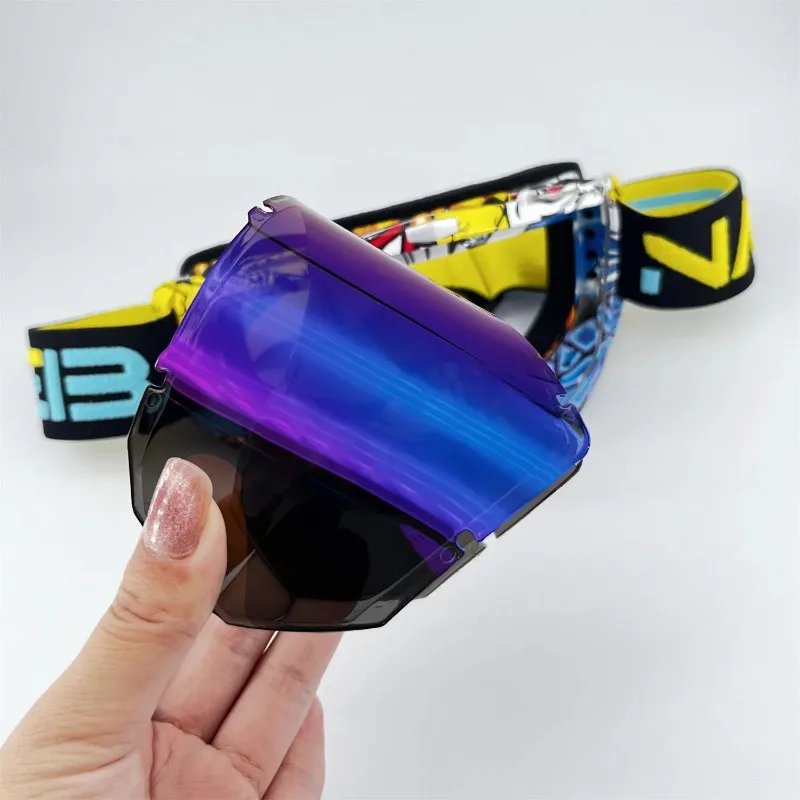 New 2025 Motorcycle Glasses Motocross Goggles Helmet MX Moto Dirt Bike ATV Ski Outdoor Sports Glass Scooter Googles Mask Cycling