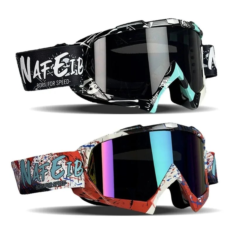 New 2025 Motorcycle Glasses Motocross Goggles Helmet MX Moto Dirt Bike ATV Ski Outdoor Sports Glass Scooter Googles Mask Cycling