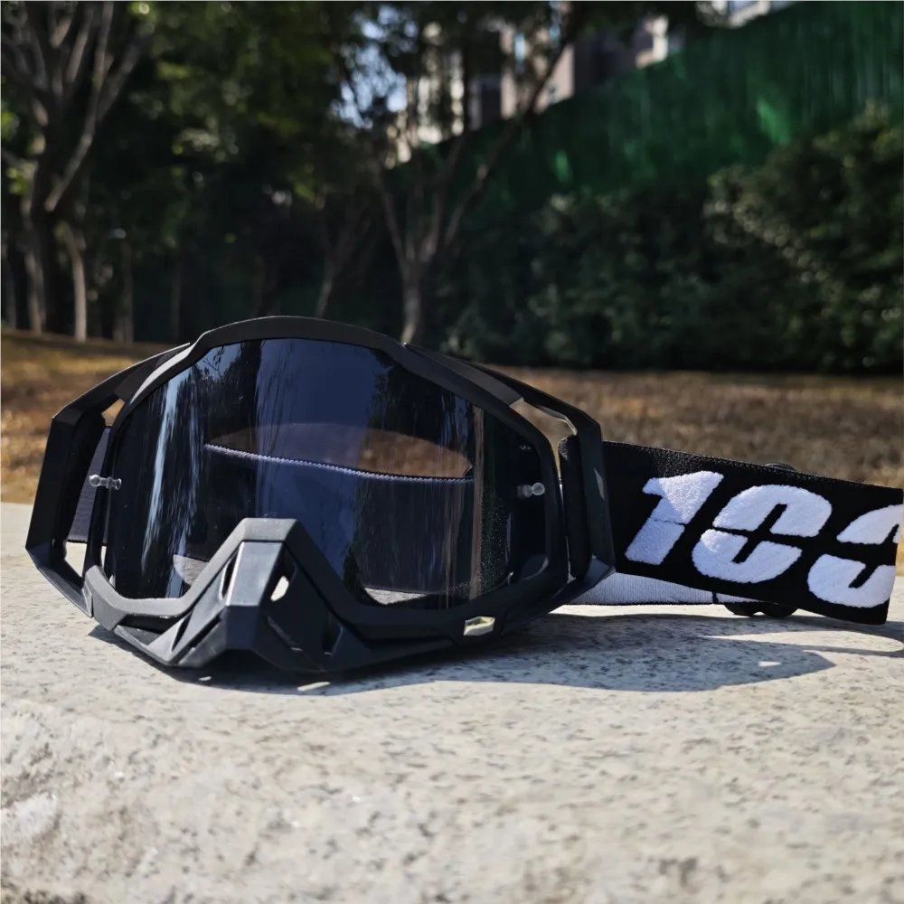 Ventilated Cycling Goggles Clear Wide View Anti-Scratch Lens for Urban Commuting Trail Riding & Extreme Outdoor Sports