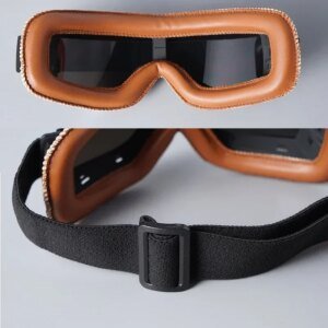 Retro Glasses Motorcycle goggles Metal Goggles Motorcycle Fit Protection Biking and Outdoor Adventures European Vintage Design