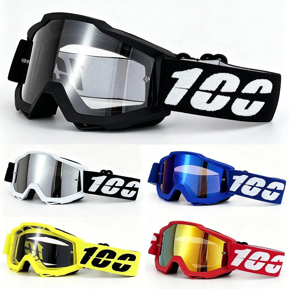 New Men Motocross Goggles Motorcycle Glasses Enduro Anti-fog Cycling Moto Dirt Bike MX MTB Riding Sunglasses HD Mirrored Lens