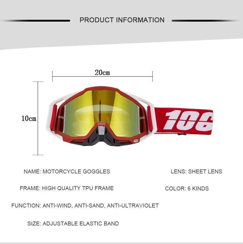 High cost performance Motocross Goggles Sunglasses Glasses Cycling Glasses Man Glasses Motorcycle Goggles Motocross Racing Goggl High cost performance Motocross Goggles Sunglasses Glasses Cycling Glasses Man Glasses Motorcycle Goggles Motocross Racing Goggl