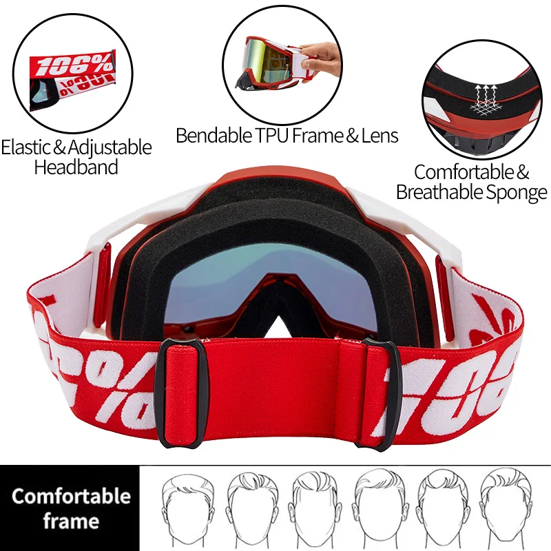 High cost performance Motocross Goggles Sunglasses Glasses Cycling Glasses Man Glasses Motorcycle Goggles Motocross Racing Goggl