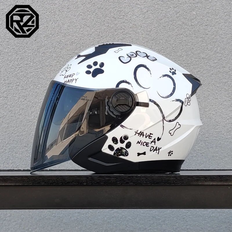 Half Helmet Men and Women Motorcycle Off-Road Summer Helmet Downhill Racing Mountain Cross Casco Capacete ORZ-705