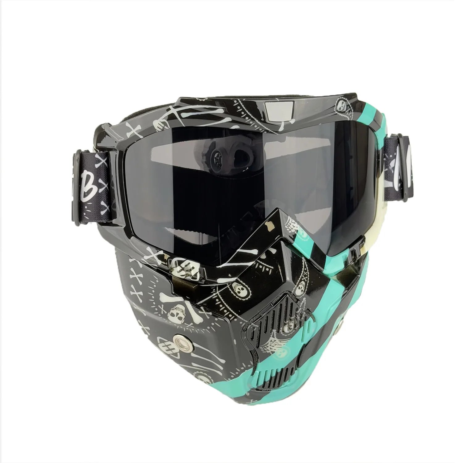 Unisex Windproof Dustproof Graffiti Motocross Goggles UV Protection Universal Outdoor Cycling Sports Mask for Men And Women Unisex Windproof Dustproof Graffiti Motocross Goggles UV Protection Universal Outdoor Cycling Sports Mask for Men And Women