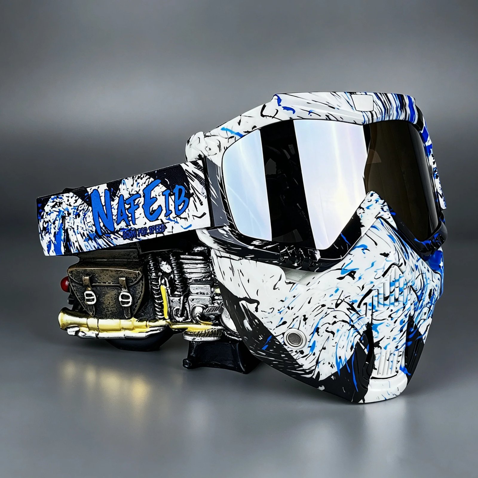 Unisex Windproof Dustproof Graffiti Motocross Goggles UV Protection Universal Outdoor Cycling Sports Mask for Men And Women Unisex Windproof Dustproof Graffiti Motocross Goggles UV Protection Universal Outdoor Cycling Sports Mask for Men And Women