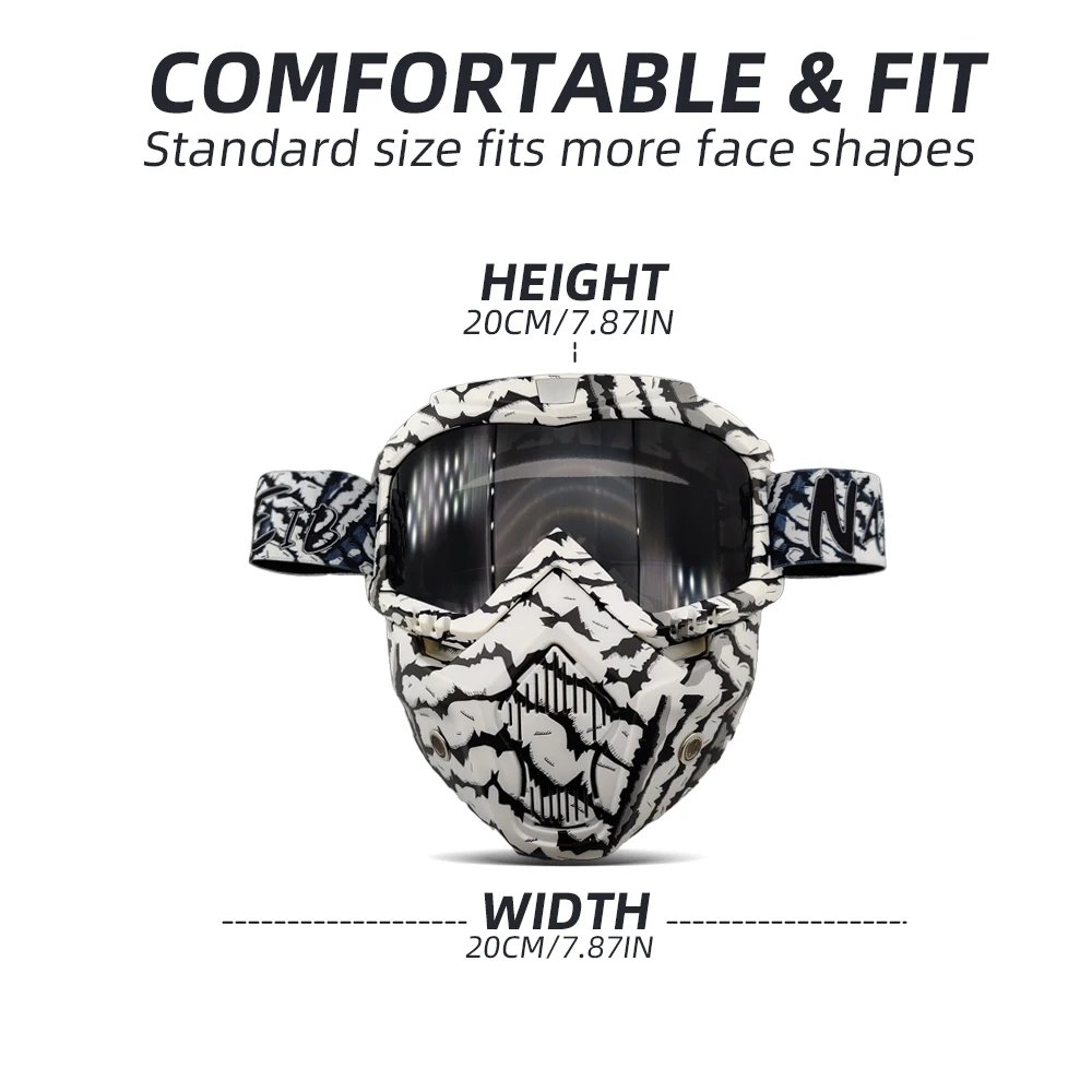 Unisex Windproof Dustproof Graffiti Motocross Goggles UV Protection Universal Outdoor Cycling Sports Mask for Men And Women Unisex Windproof Dustproof Graffiti Motocross Goggles UV Protection Universal Outdoor Cycling Sports Mask for Men And Women