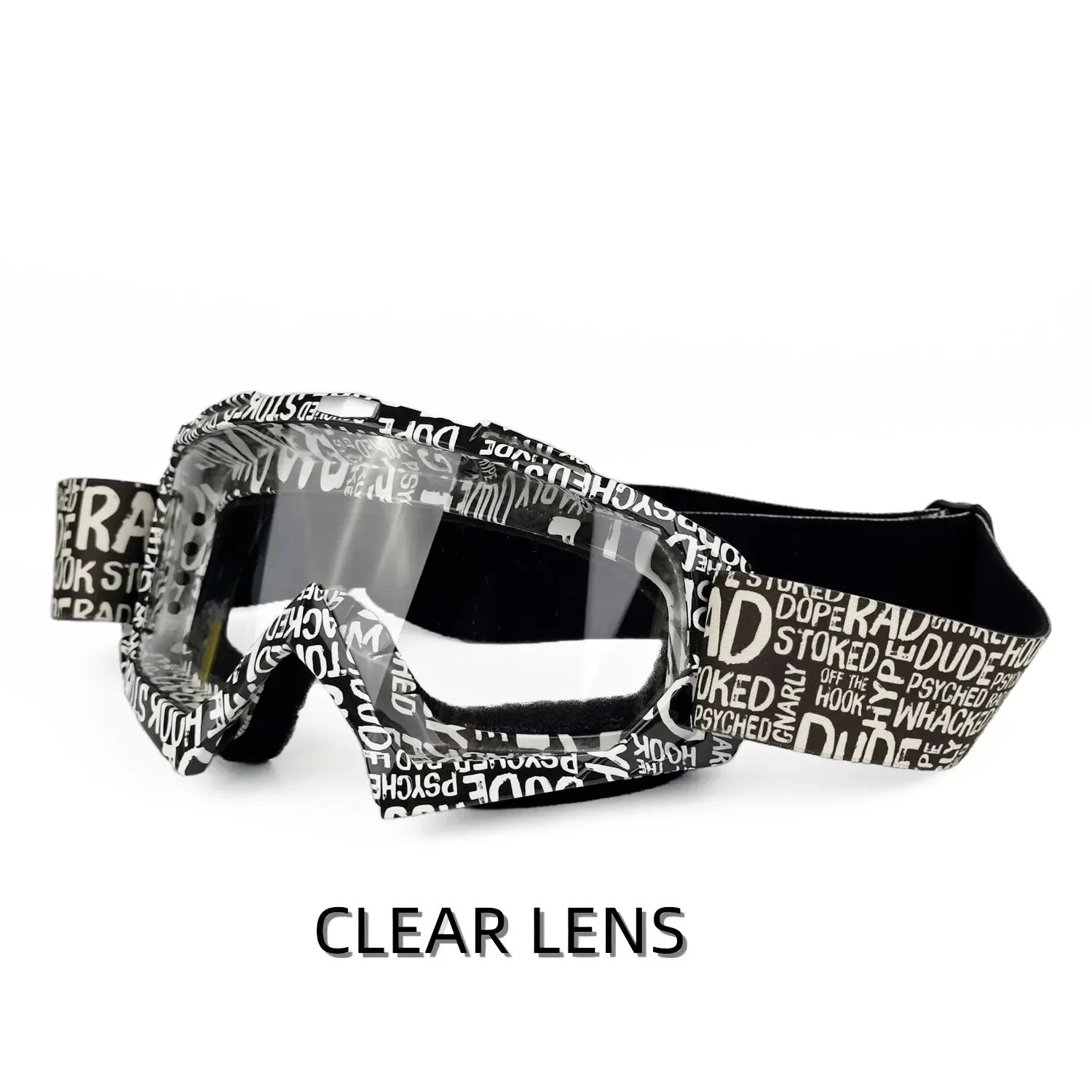 MX Motorcycle Motocross Goggles, Windproof Protective Off-Road Glasses for Men MTB ATV Cycling Racing Outdoor Sports