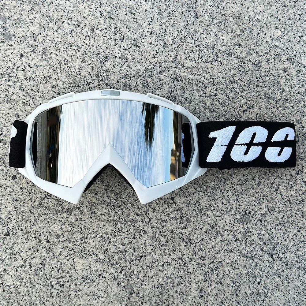 100 Motorcycle Goggles Cycling Glasses Outdoor Off-Road Ski Sport MX ATV Dirt Bike Racing Glasses Motocross Goggles Bike Glasses