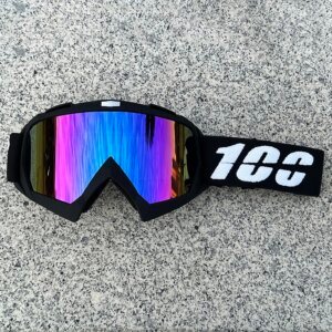 100 Motorcycle Goggles Cycling Glasses Outdoor Off-Road Ski Sport MX ATV Dirt Bike Racing Glasses Motocross Goggles Bike Glasses