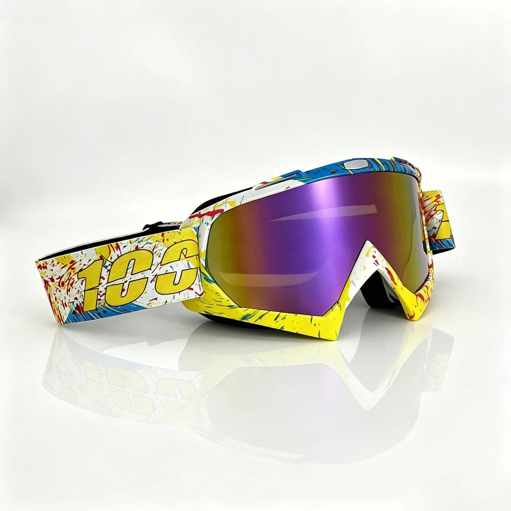 ATV Goggles Dirt Bike Motorcycle Motocross MX Riding Glasses UV400 Dustproof Racing Skiing Goggles for Men Women Youth Kids
