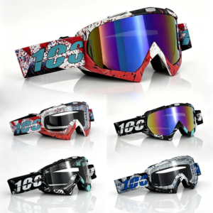 ATV Goggles Dirt Bike Motorcycle Motocross MX Riding Glasses UV400 Dustproof Racing Skiing Goggles for Men Women Youth Kids