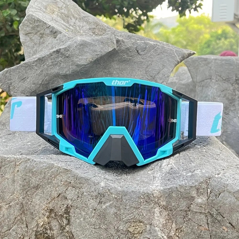 Off-Road Motocross Goggles with Nose Guard, UV Protection Anti-Fog Motorcycle Dirt Bike ATV MX Riding Goggles, Windproof Dustproof Adjustable Strap Off-Road Motocross Goggles with Nose Guard, UV Protection Anti-Fog Motorcycle Dirt Bike ATV MX Riding Goggles, Windproof Dustproof Adjustable Strap