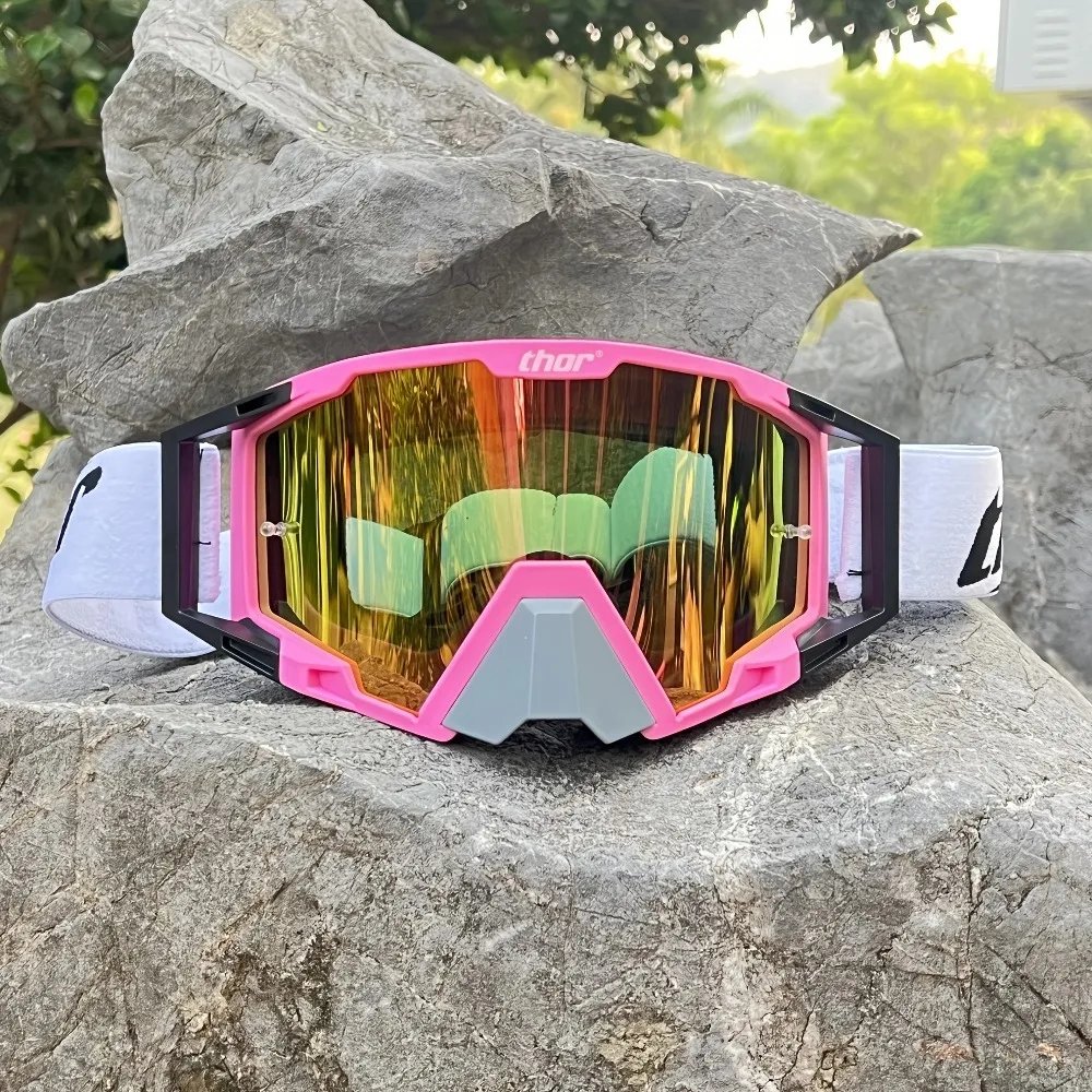 Off-Road Motocross Goggles with Nose Guard, UV Protection Anti-Fog Motorcycle Dirt Bike ATV MX Riding Goggles, Windproof Dustproof Adjustable Strap Off-Road Motocross Goggles with Nose Guard, UV Protection Anti-Fog Motorcycle Dirt Bike ATV MX Riding Goggles, Windproof Dustproof Adjustable Strap