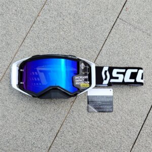 Premium Multi-Color Motocross Goggles, Universal Riding & Ski Sports Eyewear Fits MX, ATV, DH, MTB Helmets