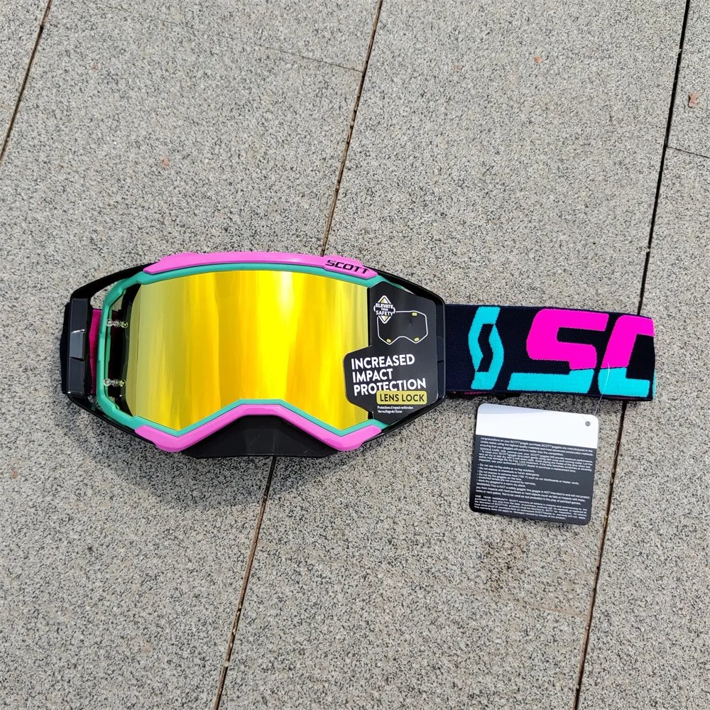 Premium Multi-Color Motocross Goggles, Universal Riding & Ski Sports Eyewear Fits MX, ATV, DH, MTB Helmets Premium Multi-Color Motocross Goggles, Universal Riding & Ski Sports Eyewear Fits MX, ATV, DH, MTB Helmets