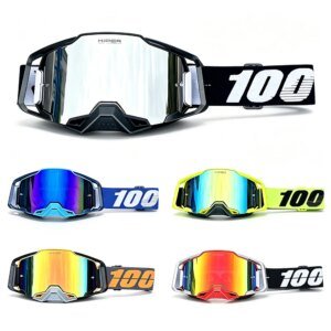 New Men Motocross Goggles Motorcycle Glasses Enduro Anti-fog Cycling Moto Dirt Bike MX MTB Riding Sunglasses HD Mirrored Lens