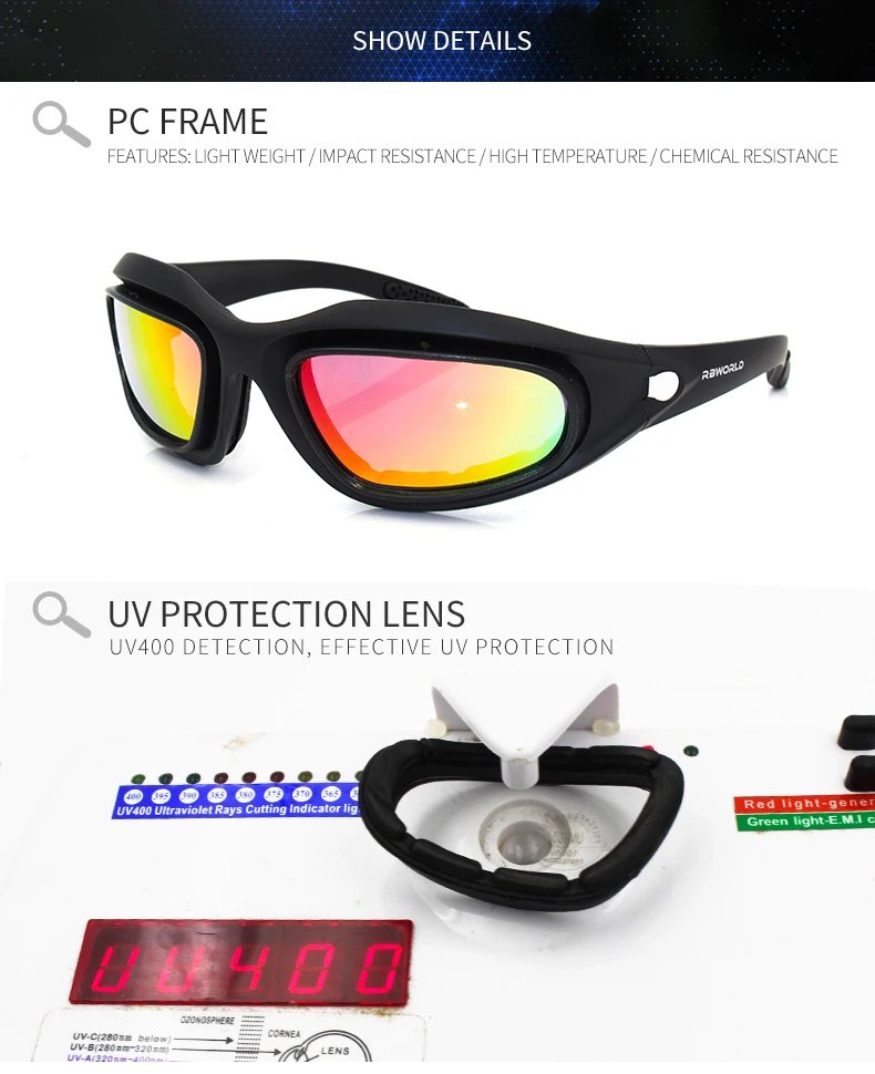 Cycling Sunglasses For Adults Sports Bicycle Glasses Bike Fishing Hiking Riding Eyewear for Men And Women Motorcycle Goggles