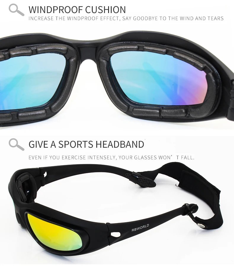 Cycling Sunglasses For Adults Sports Bicycle Glasses Bike Fishing Hiking Riding Eyewear for Men And Women Motorcycle Goggles