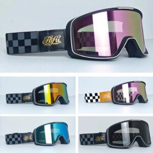 Scratch Resistant Motorbike Eyeglasses High Quality Lens Keep Clear View On Long Distance Outdoor Trip