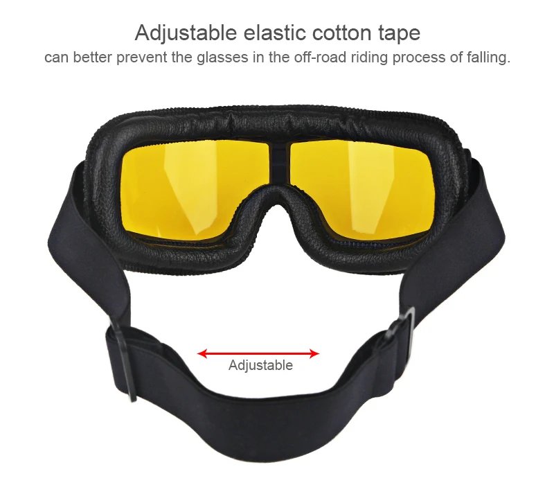 Universal Vintage Goggles Motorcycle Leather Goggles Glasses Cruiser Folding Goggles For Motorcycle Motocross racing Glasses Universal Vintage Goggles Motorcycle Leather Goggles Glasses Cruiser Folding Goggles For Motorcycle Motocross racing Glasses