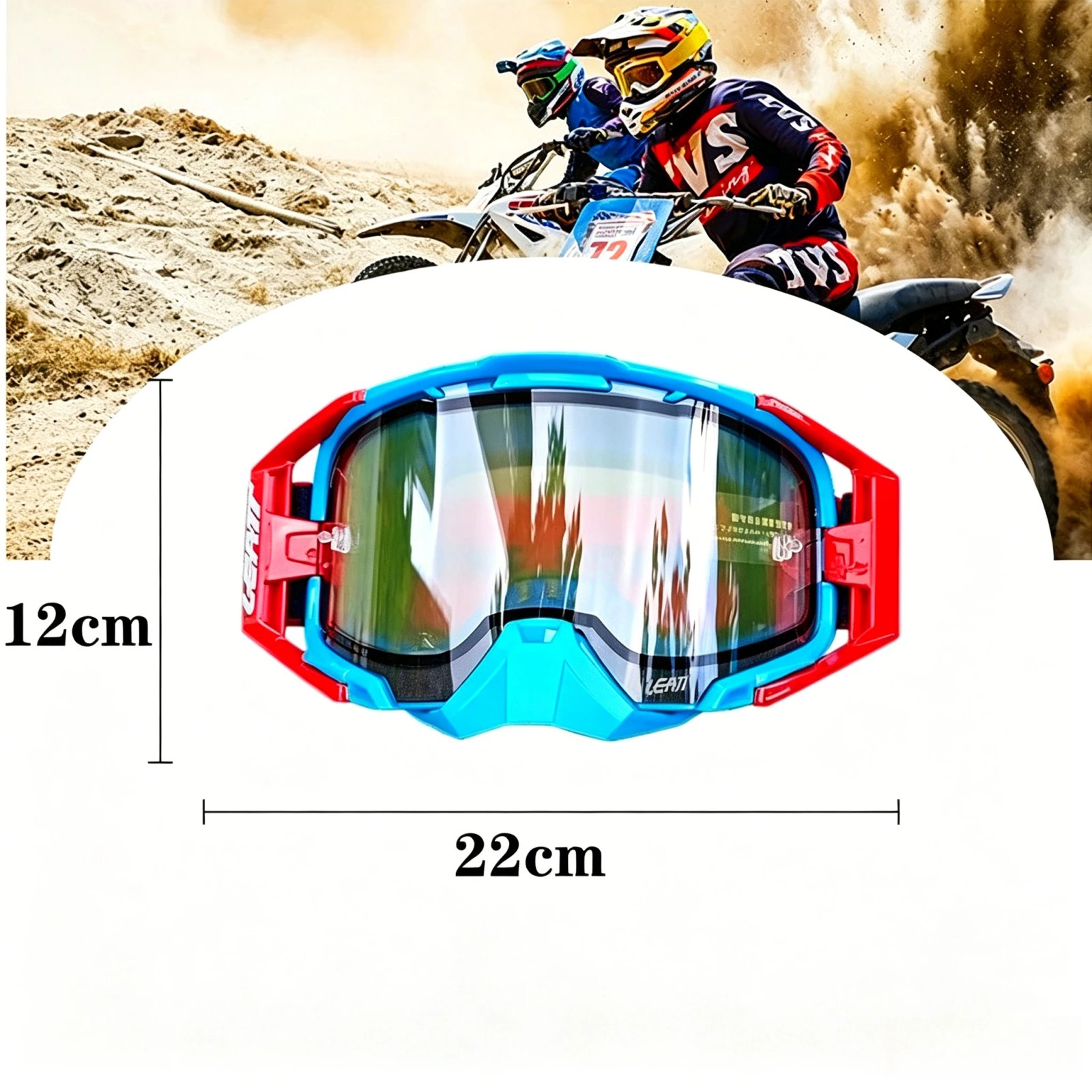 High Grade Windproof Skiing Mountaineering Cycling Racing Polarized Goggles Wearproof Motorcycle Goggles Off-road Sunglasses