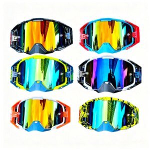 High Grade Windproof Skiing Mountaineering Cycling Racing Polarized Goggles Wearproof Motorcycle Goggles Off-road Sunglasses