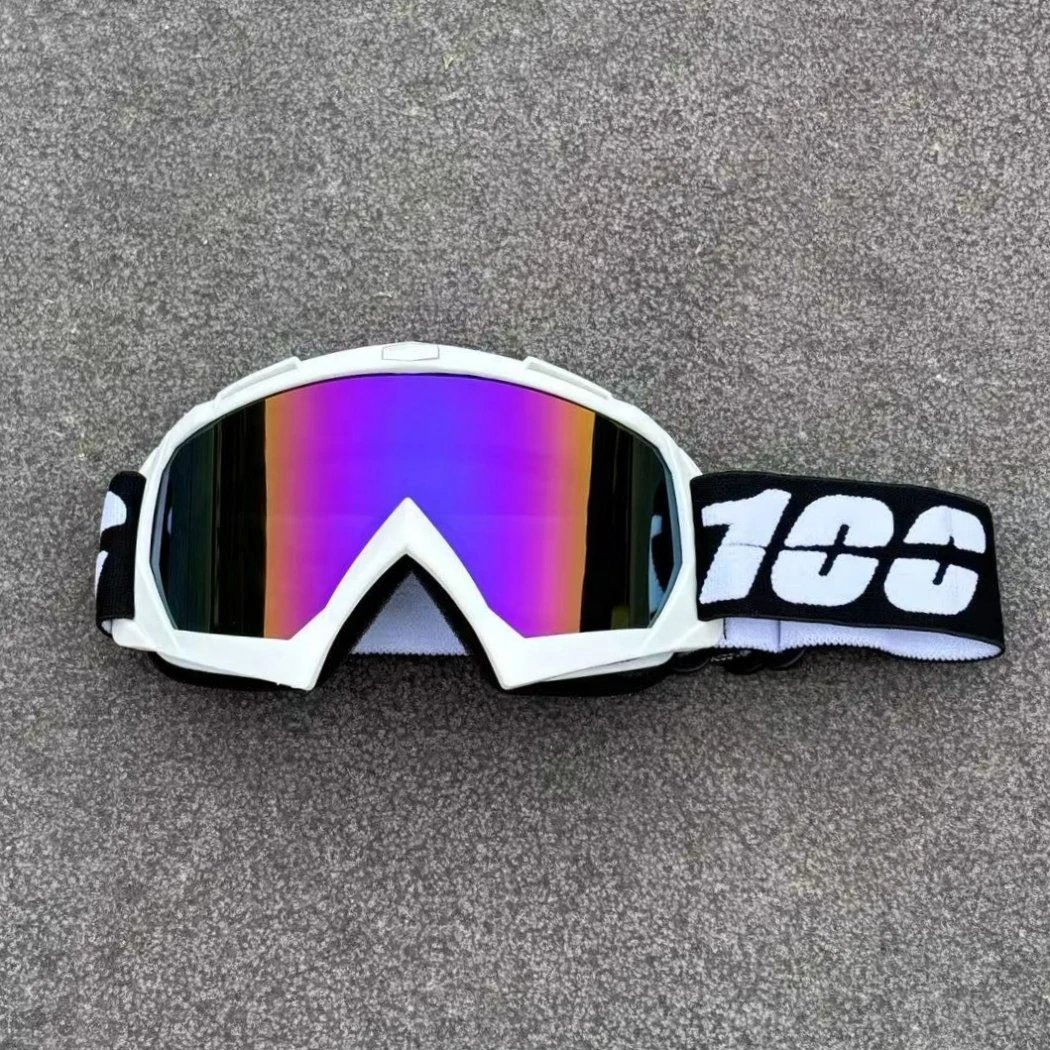 Newest 100 Motorcycle Goggles For Men Motocross Sunglasses Safety Protective MX Night Vision Helmet Goggles Driving Glasses