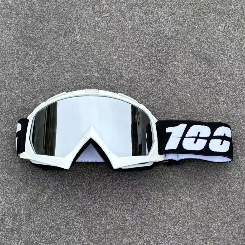 Newest 100 Motorcycle Goggles For Men Motocross Sunglasses Safety Protective MX Night Vision Helmet Goggles Driving Glasses