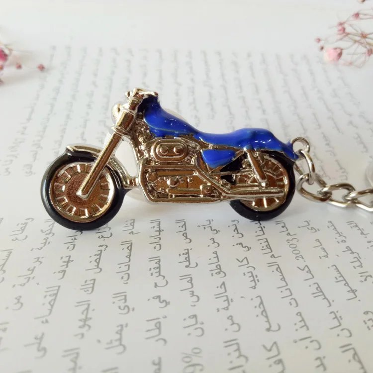 Mountain Motorcycle Pendants KeyChain New model Car Key Holder color metal Bag Charm Accessories 3D crafts Key Chain 1729