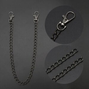16ā³ Punk Belt Wallet Chain Waist Pants Chain Pocket Chain with Keyring for Pants Belt Jeans Wallets Keys Jewerly Unisex