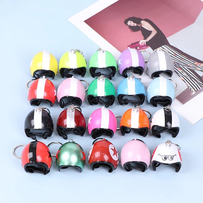 (.) Motorcycle Helmets Key chain Women Men Cute Safety Helmet Car Keychain Bags (.) Motorcycle Helmets Key chain Women Men Cute Safety Helmet Car Keychain Bags