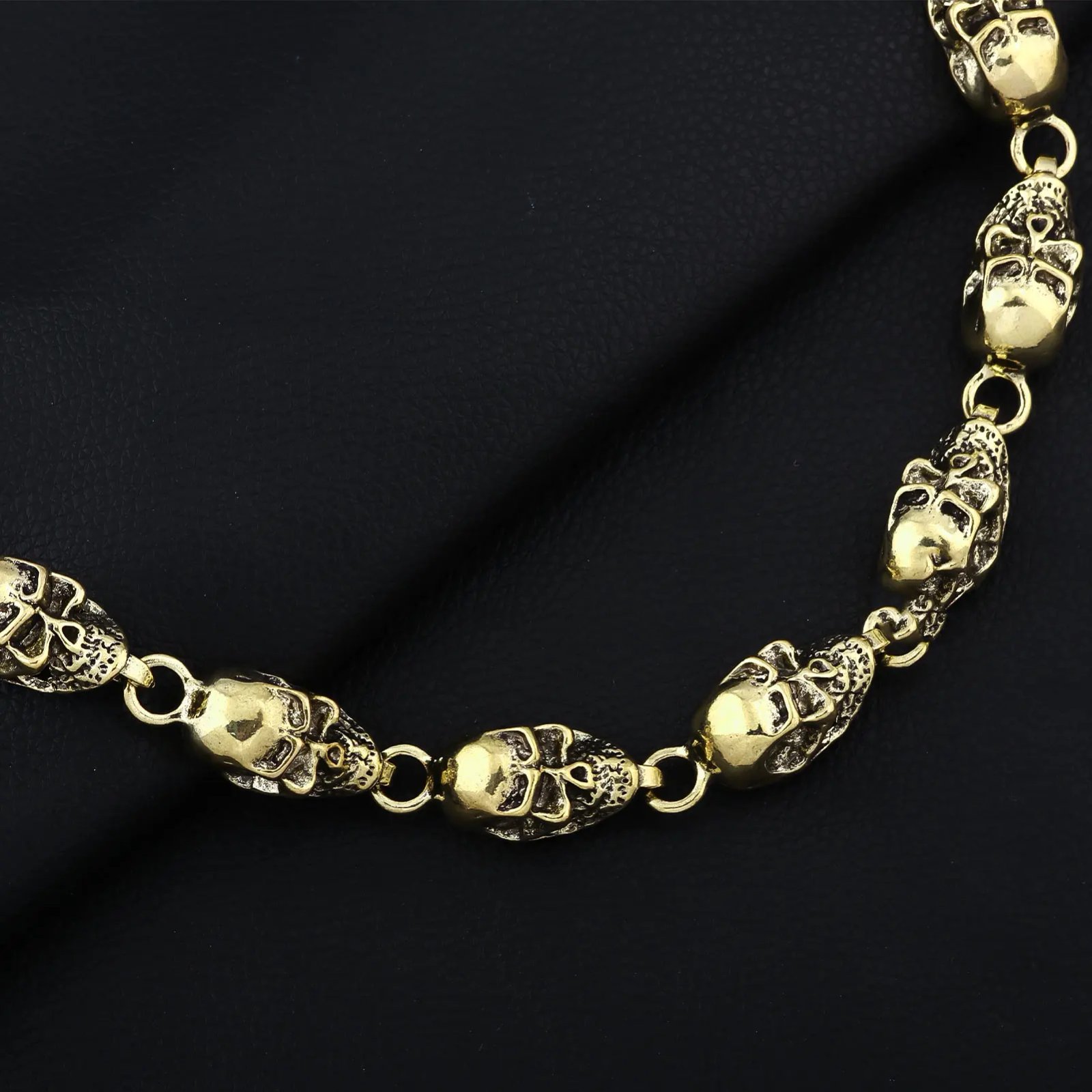 Skull Jeans Chain Hip Hop Punk Dark Skull Metal Waist Chain Cool Unisex Accessories Cycling Fashion Chain Women's Bag Pendant