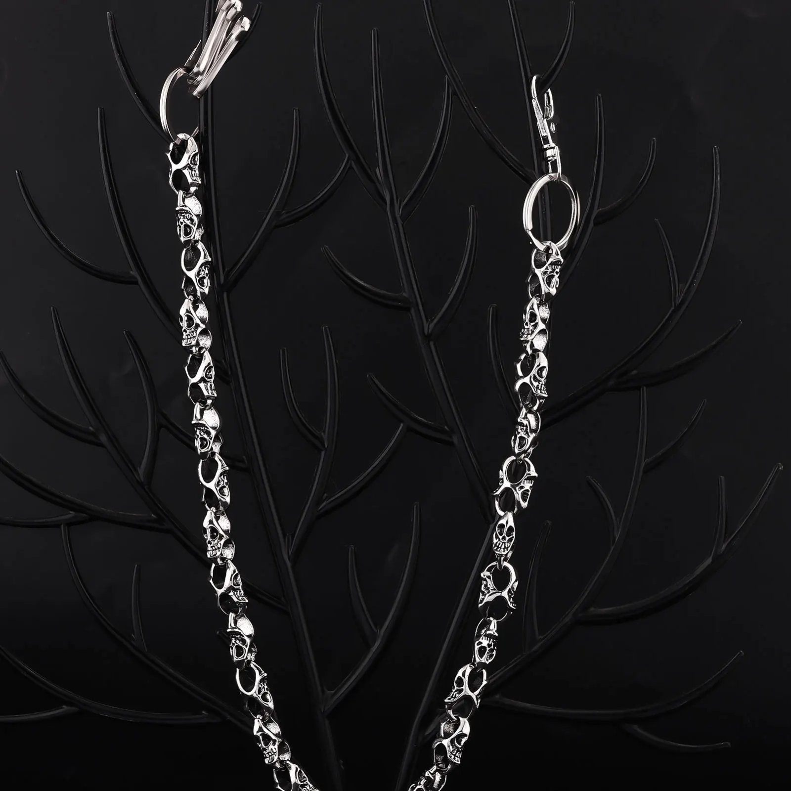 Skull Trouser Chain High-grade Hip-hop Trend Dark Punk Style Waist Chain Men And Women Rock Motorcycle Denim Pendant Jewelry Skull Trouser Chain High-grade Hip-hop Trend Dark Punk Style Waist Chain Men And Women Rock Motorcycle Denim Pendant Jewelry