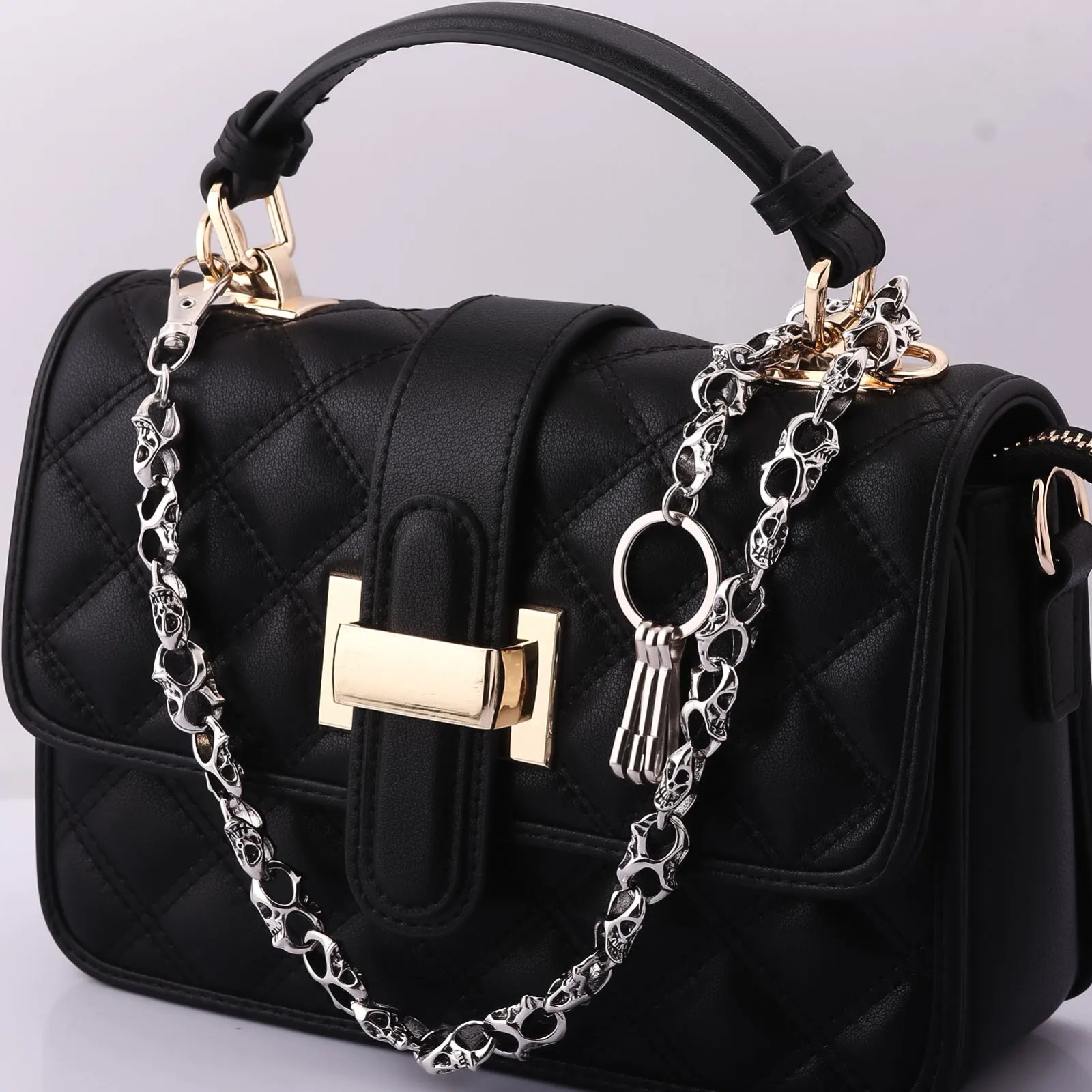 Skull Trouser Chain High-grade Hip-hop Trend Dark Punk Style Waist Chain Men And Women Rock Motorcycle Denim Pendant Jewelry