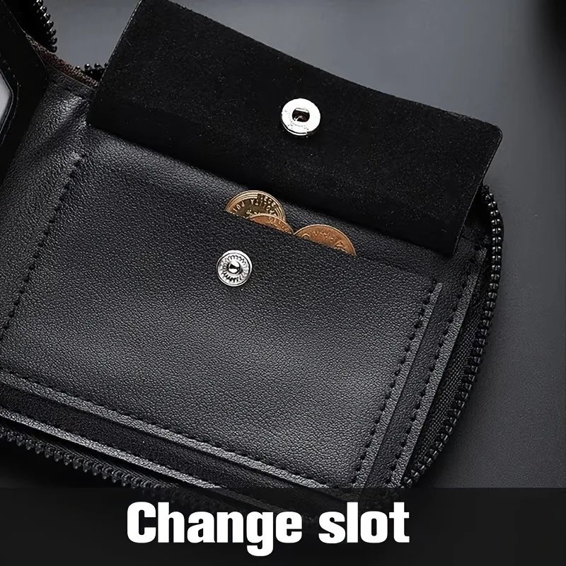 Cool Red Men's Motorcycle Knight Pattern Money Purse - Portable Coin Wallet And Card Holder with Zipper for Daily Use/Gift Cool Red Men's Motorcycle Knight Pattern Money Purse - Portable Coin Wallet And Card Holder with Zipper for Daily Use/Gift