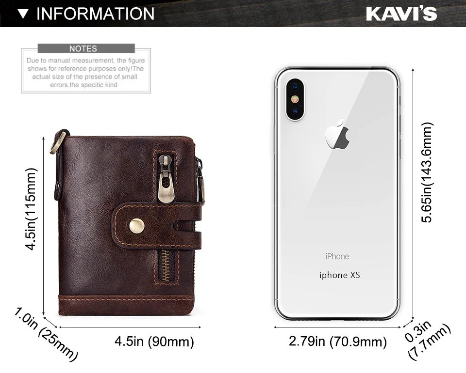 HUMERPAUL100% Genuine Cowhide Leather Wallet For Men Short RFID Money Purse Card Holder Double Zipper Bifold Coin Pocket HUMERPAUL100% Genuine Cowhide Leather Wallet For Men Short RFID Money Purse Card Holder Double Zipper Bifold Coin Pocket