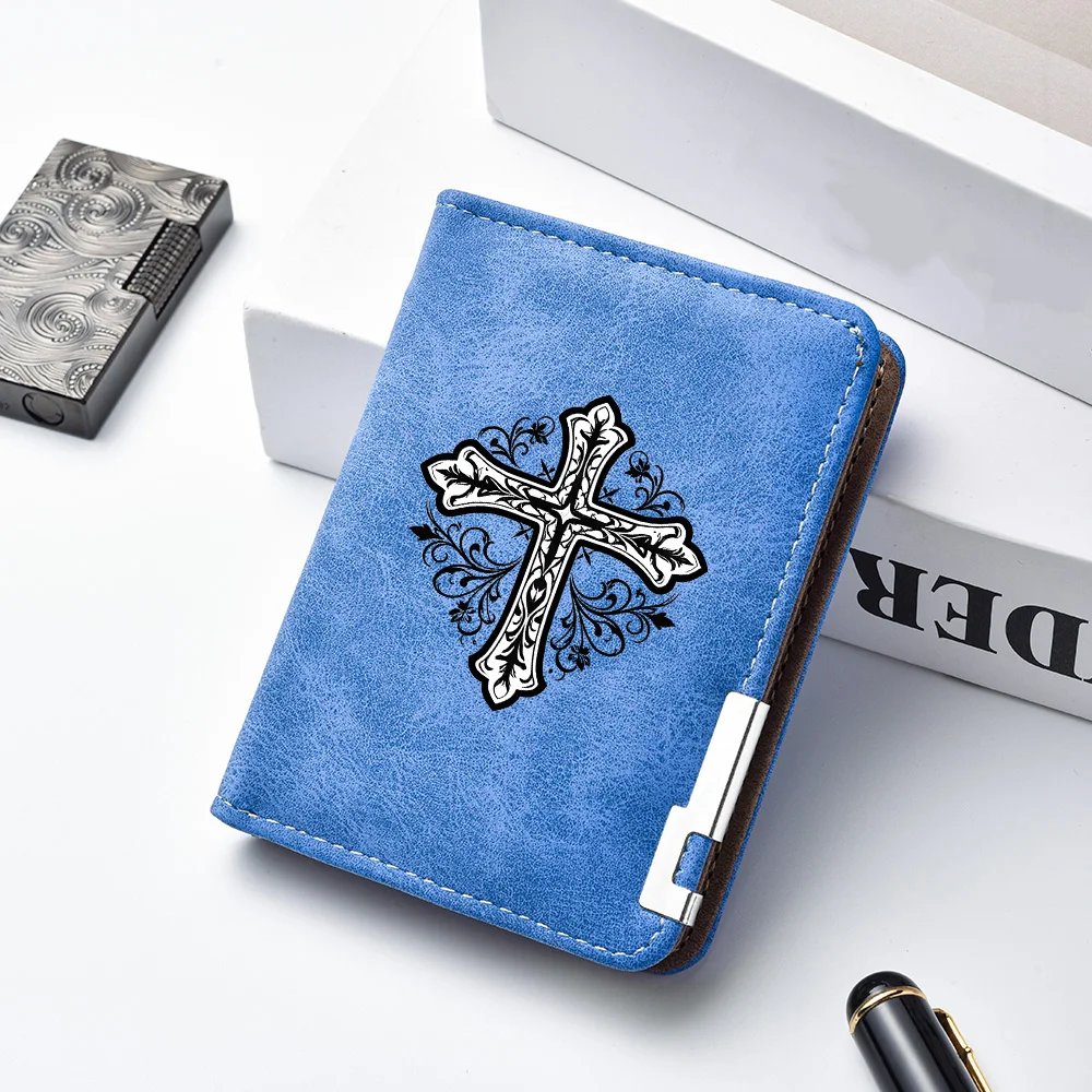 Casual Men's PU Leather Wallet Small Portable Card Holder Suitable for Students Use Casual Men's PU Leather Wallet Small Portable Card Holder Suitable for Students Use