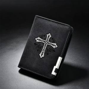 Casual Menās PU Leather Wallet Small Portable Card Holder Suitable for Students Use