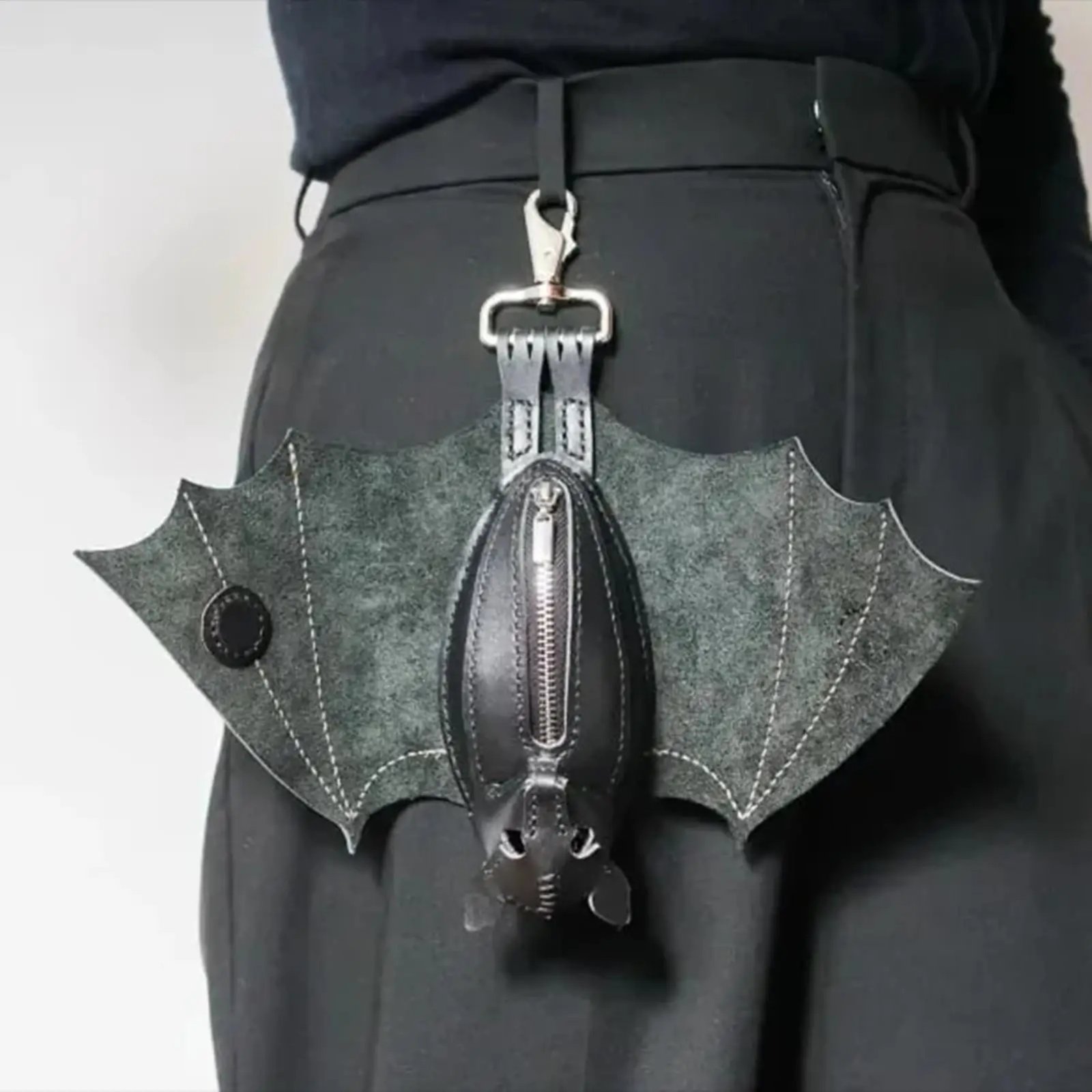 Bat-style key bag, foldable wings, Halloween gift, bat-style coin wallet