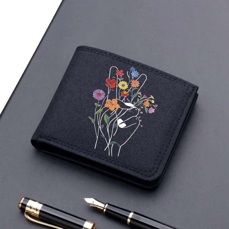 Horse Dragon Pattern Canvas Boy Girl Kids Wallet Black Card Holder Male Money Bag Bank Holder Short Purse Credit Card Case Bag Horse Dragon Pattern Canvas Boy Girl Kids Wallet Black Card Holder Male Money Bag Bank Holder Short Purse Credit Card Case Bag