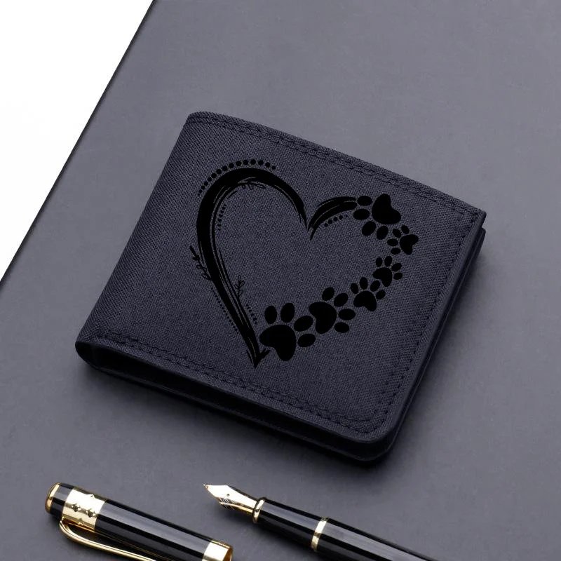 Horse Dragon Pattern Canvas Boy Girl Kids Wallet Black Card Holder Male Money Bag Bank Holder Short Purse Credit Card Case Bag Horse Dragon Pattern Canvas Boy Girl Kids Wallet Black Card Holder Male Money Bag Bank Holder Short Purse Credit Card Case Bag