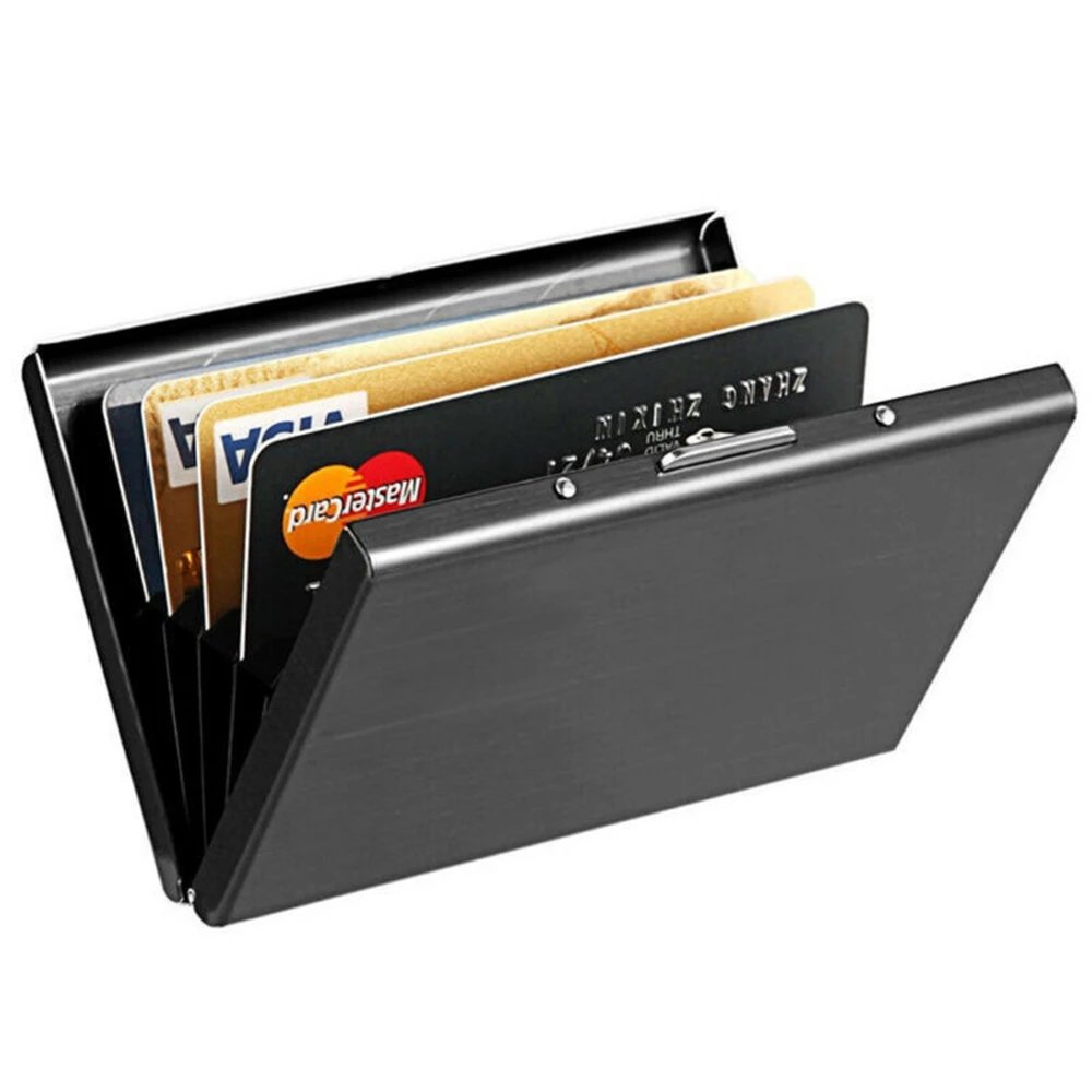 Supernatural Hot Credit Card Case Wallet Men Women Business Multifunction Slim Wallet Stainless Steel Card Holder 10 Card Slots Supernatural Hot Credit Card Case Wallet Men Women Business Multifunction Slim Wallet Stainless Steel Card Holder 10 Card Slots